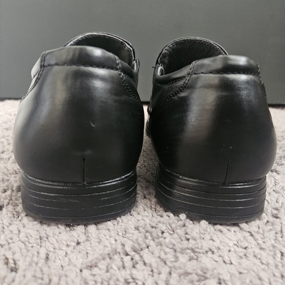 Steve Madden Mens M Trace Slip On Loafers Square Toe 10.5 Black Dressy - Picture 6 of 10